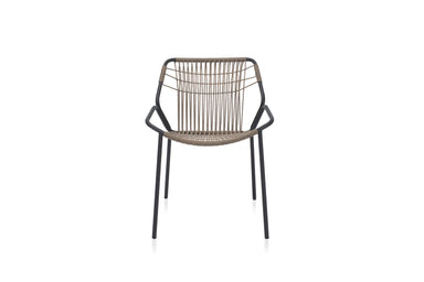 KAPUA Designer Gartenstuhl von GARDA – Frontalansicht