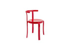 8002 Designer Stuhl von Magnus Olesen in Hochglanzlack, rot