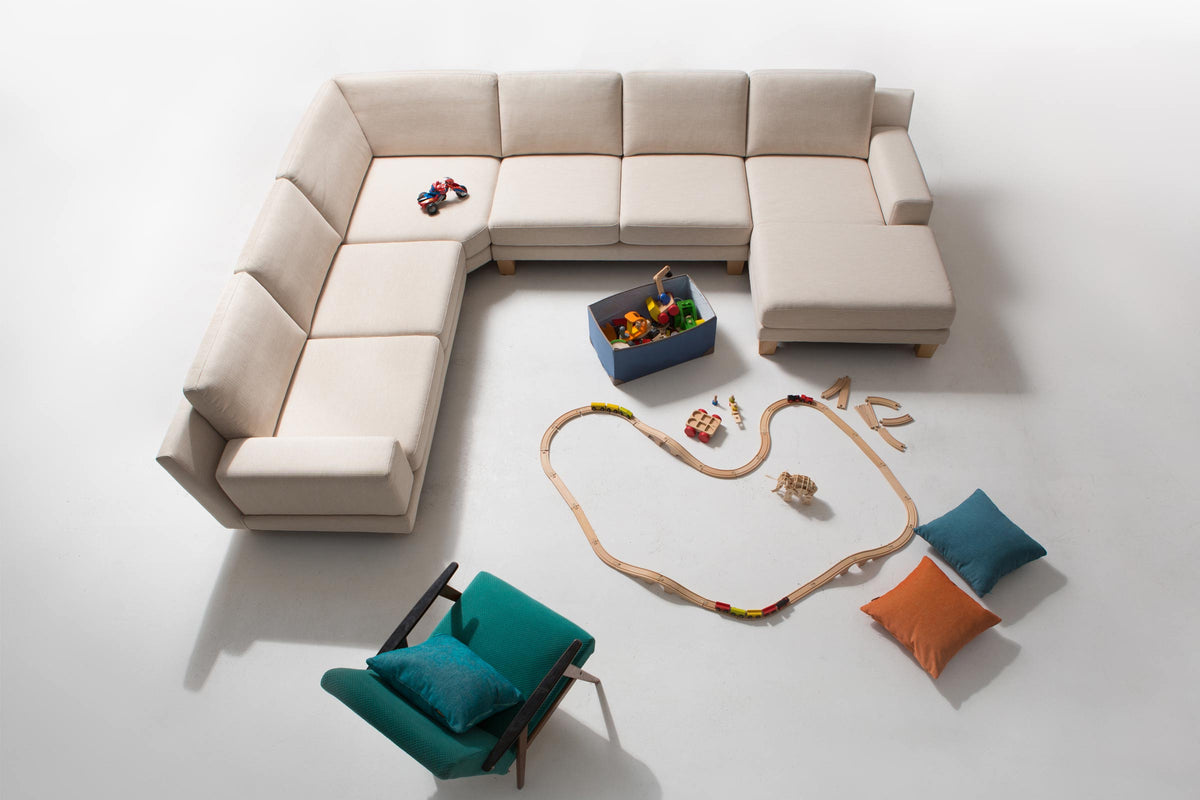 BELLA Designer  Modular Sofa von EXTRAFORM als große Eck-Wohnlandschaft