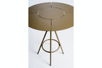Gartenbartisch Detailansicht Tischplatte rund modernes Outdoor Design