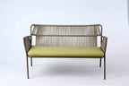 BIANCA plus Gartensofa Frontansicht mit Sitzkissen