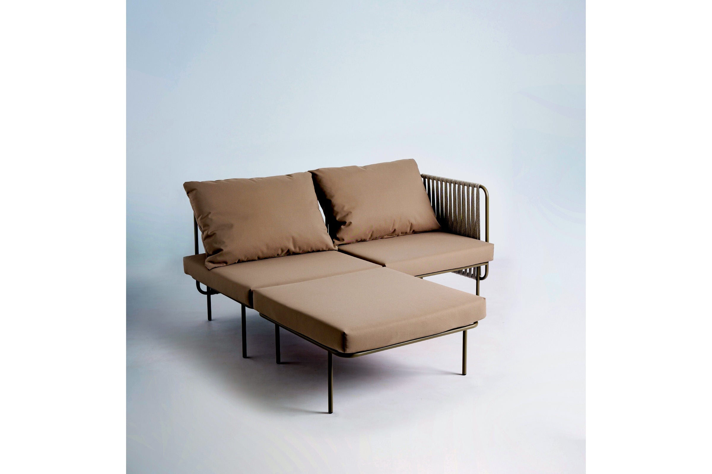 modulare Sofa Kombination mit Eckelement – Outdoor Möbel