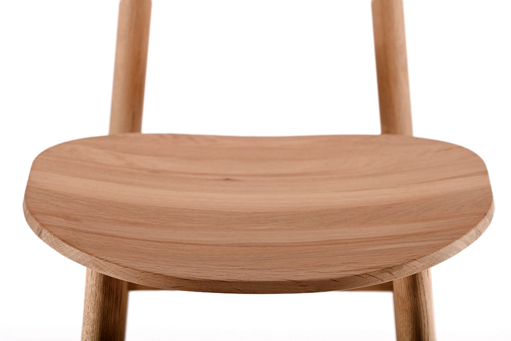 Nahaufnahme der Sitzfläche des Stuhls