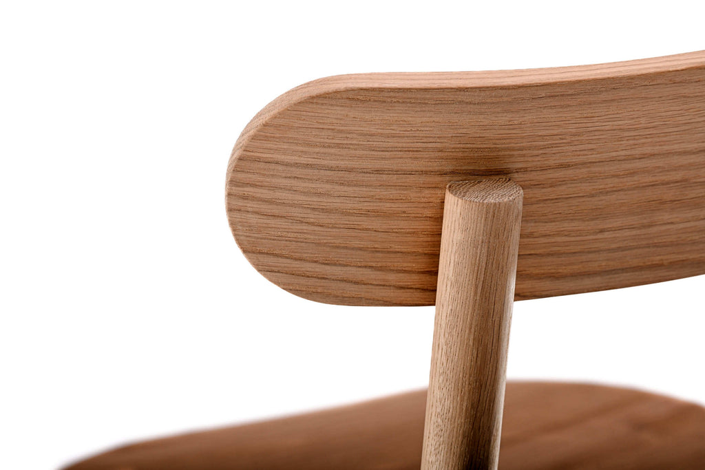 Nahaufnahme der Rückenlehne von der Rückseite
