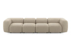 Designer Modular Sofa von Volumen als gerades viersitziges Sofa
