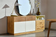 LOTTE Massivholz Sideboard auf Holzsockel - SOLIDMADE | Design Furniture