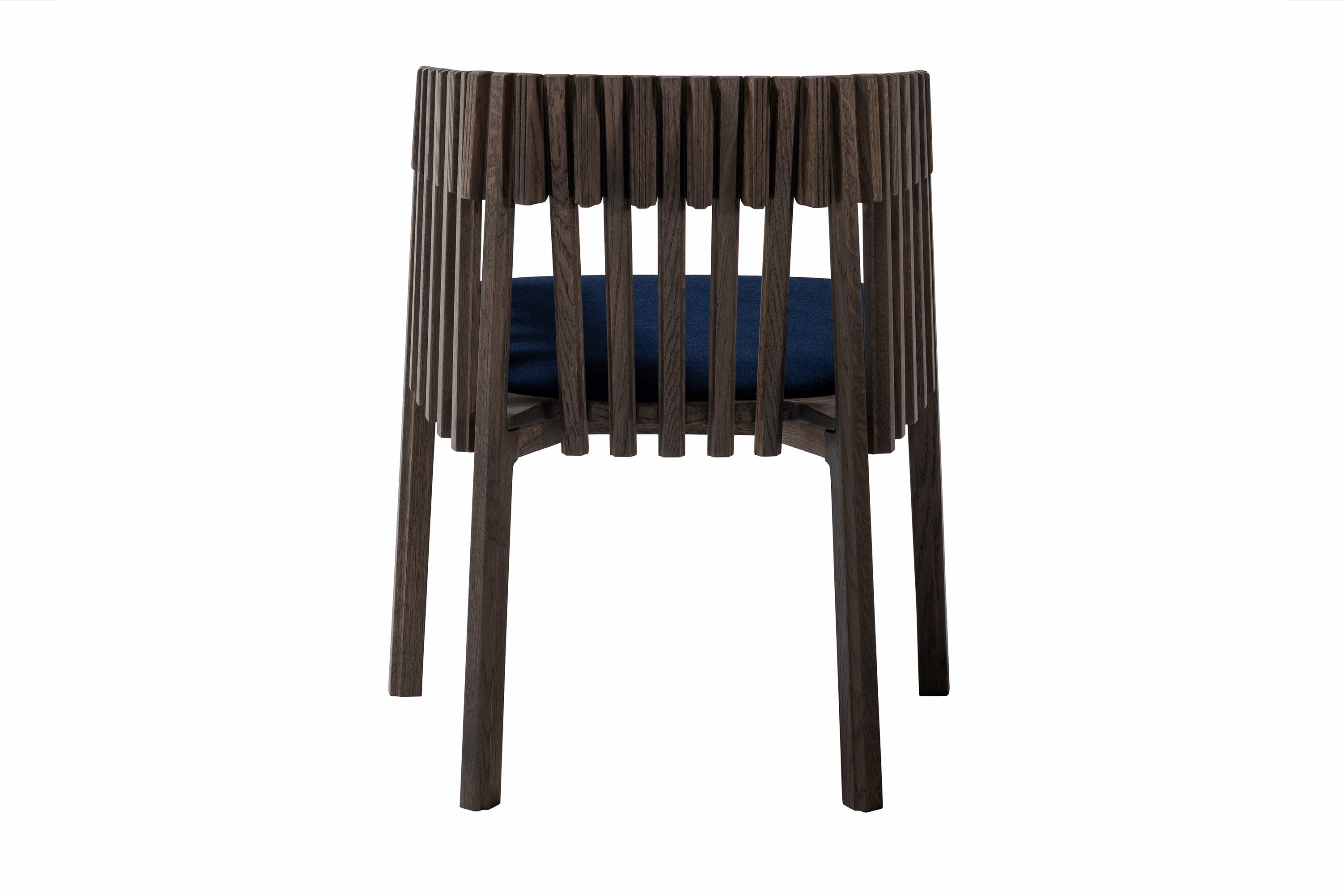 Rückansicht des Designer Stuhls von Woak