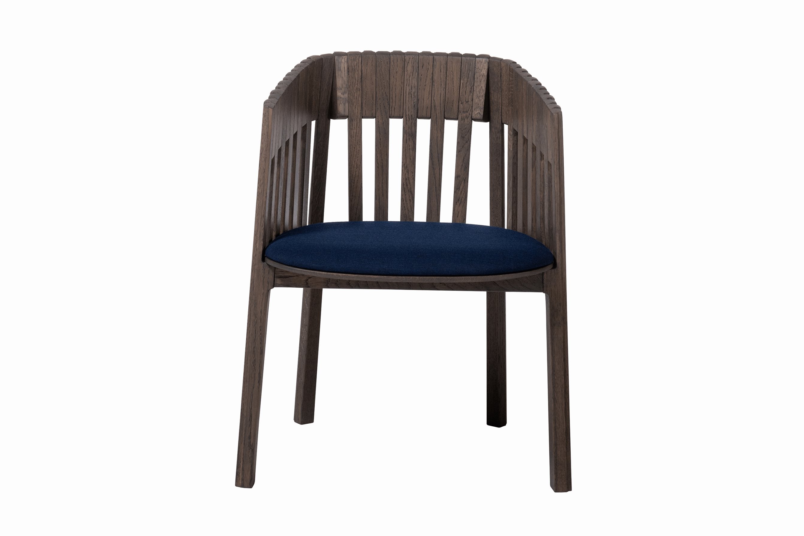 DUOMO Designer Stuhl von Woak mit markanter Rückenlehne