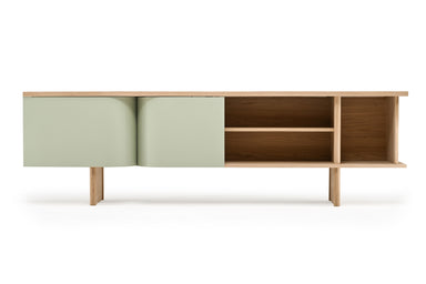 FLESSO Designer Sideboard von Woak – Vorderansicht in minimalistischer Ästhetik