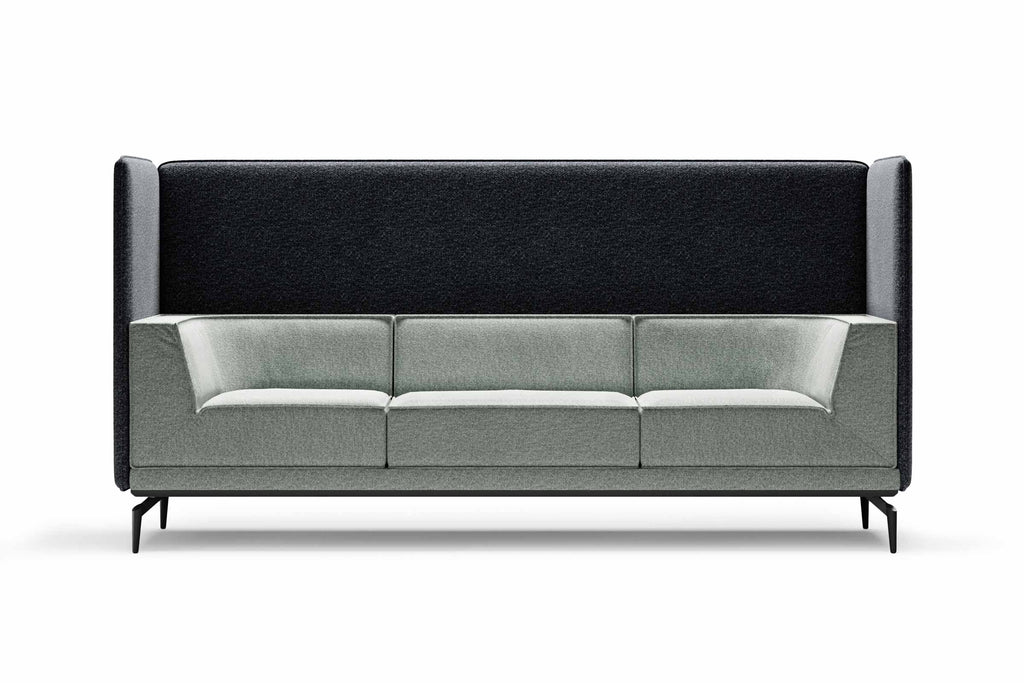 INFINITY ACOUSTIC Designer 3-Sitzer Sofa von EXTRAFORM in Frontansicht