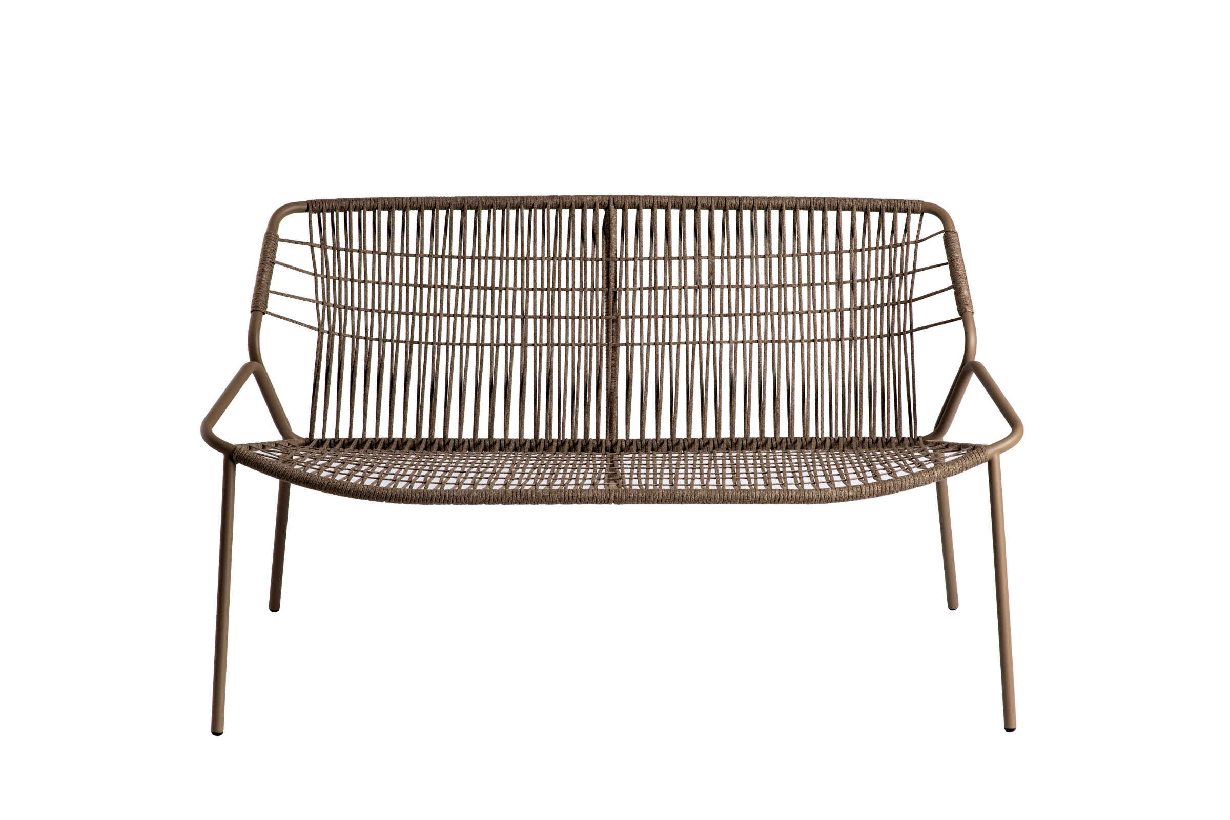 KAPUA Designer Gartensofa von vorne – ohne Polster