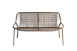 KAPUA Designer Gartensofa von vorne – ohne Polster