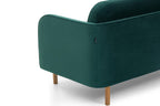 LOOP Designer Sofa von EXTRAFORM – Rückansicht mit geschwungener Armlehne