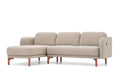 Mit Chaiselongue links in schräger Ansicht