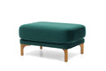 LOOP Designer Pouf von EXTRAFORM mit weicher Polsterung – schräge Ansicht
