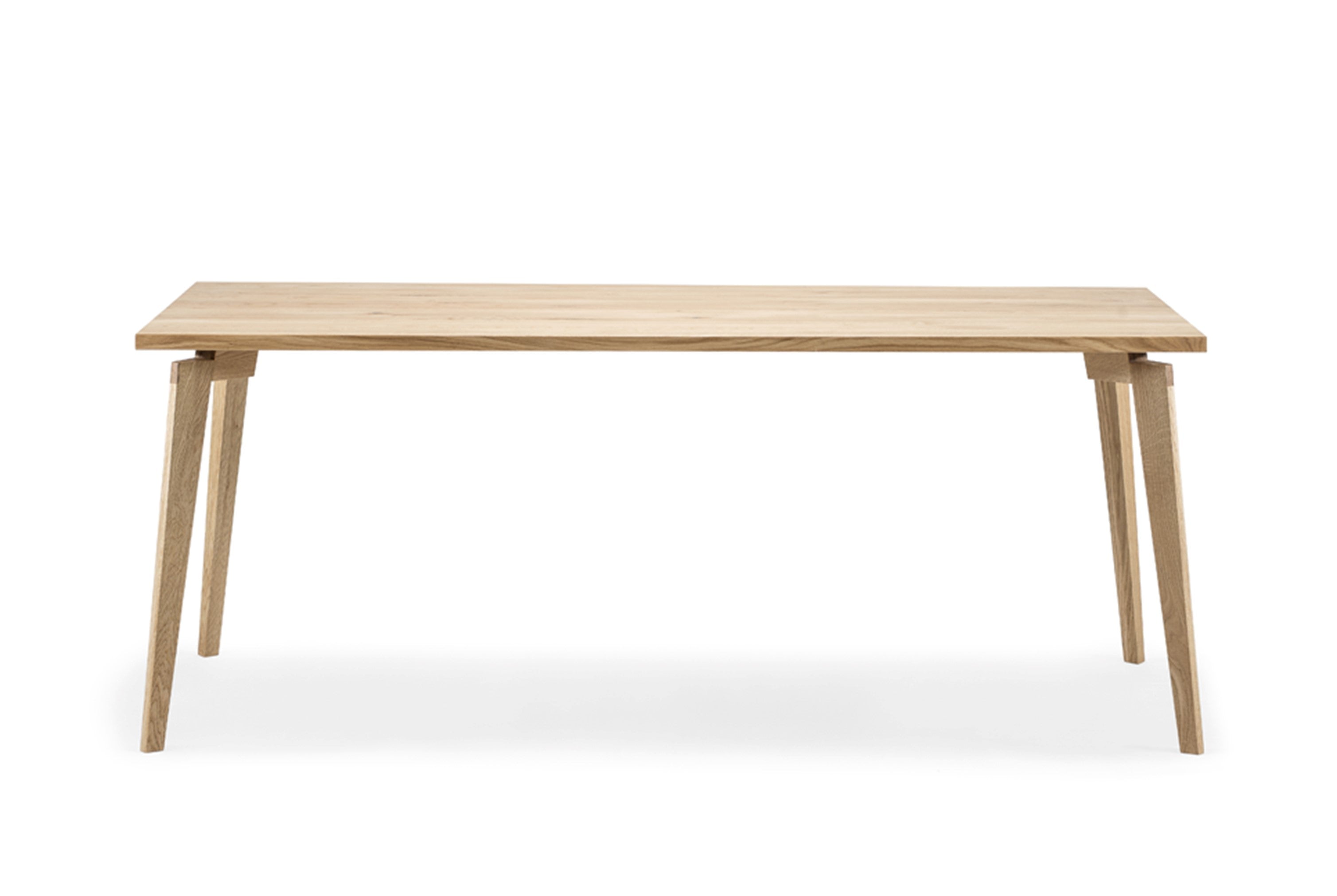 Eleganter Esstisch mit schlichten Beinen, moderne Wohnraumgestaltung