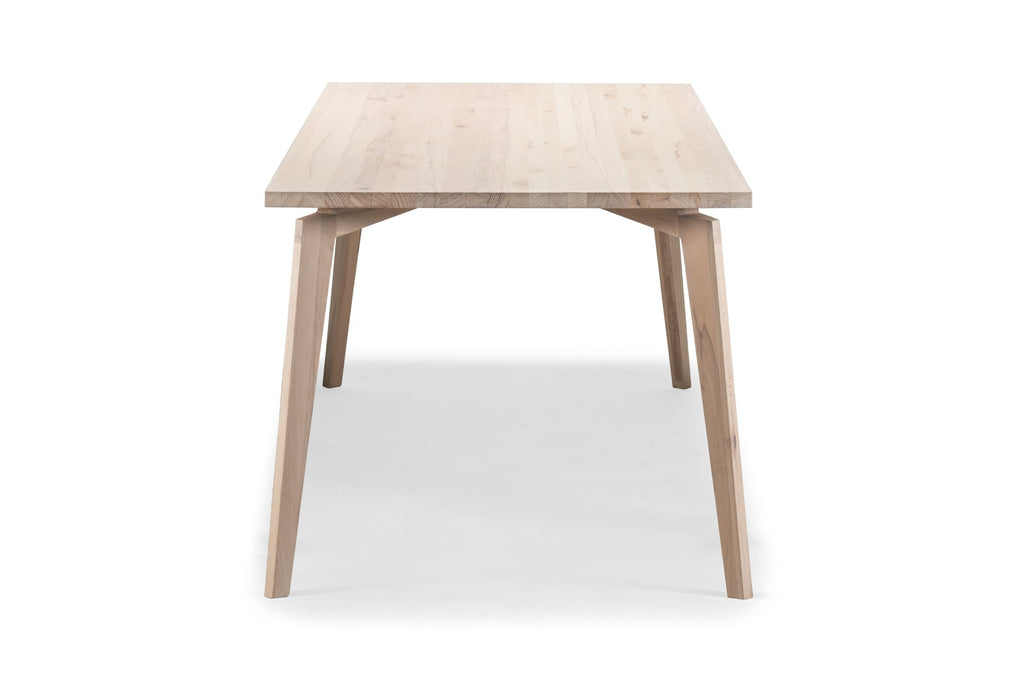 Eleganter Esstisch mit schlichten Beinen - Seitenansicht