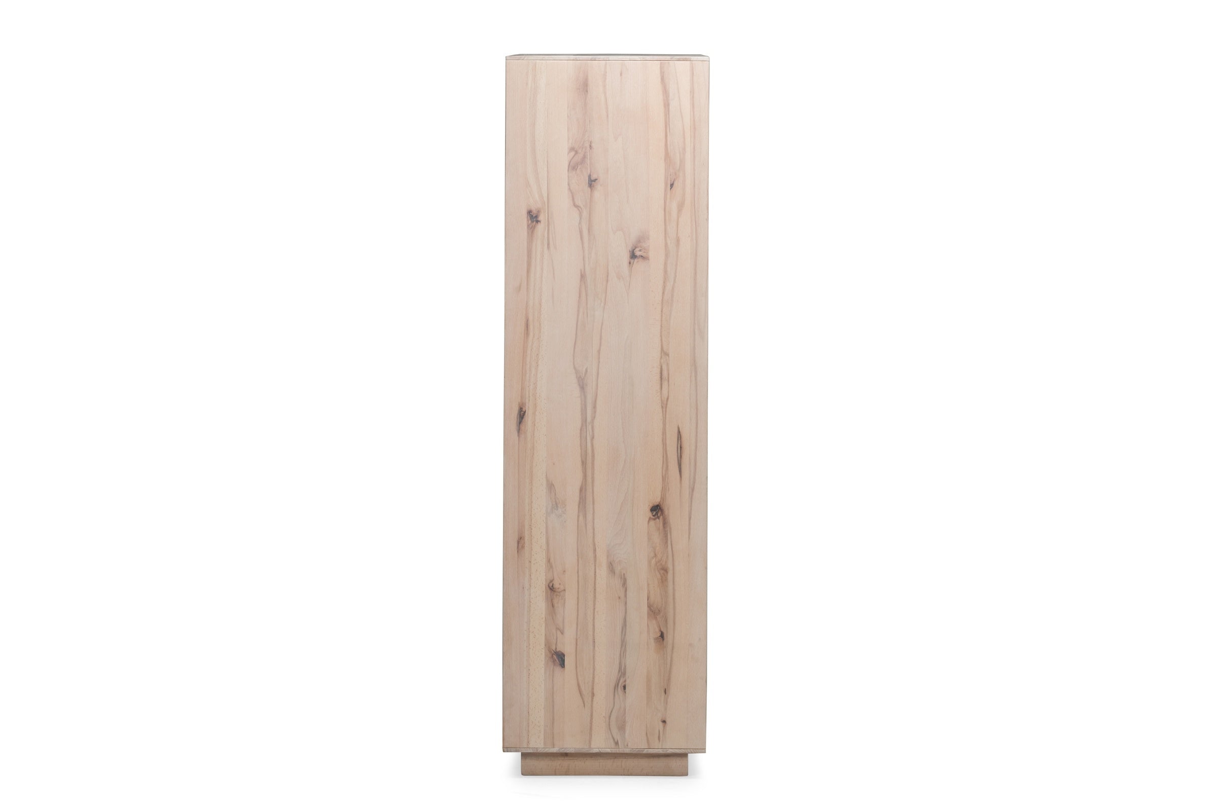 Seitenansicht des Highboards mit sichtbaren Holzmaserungen