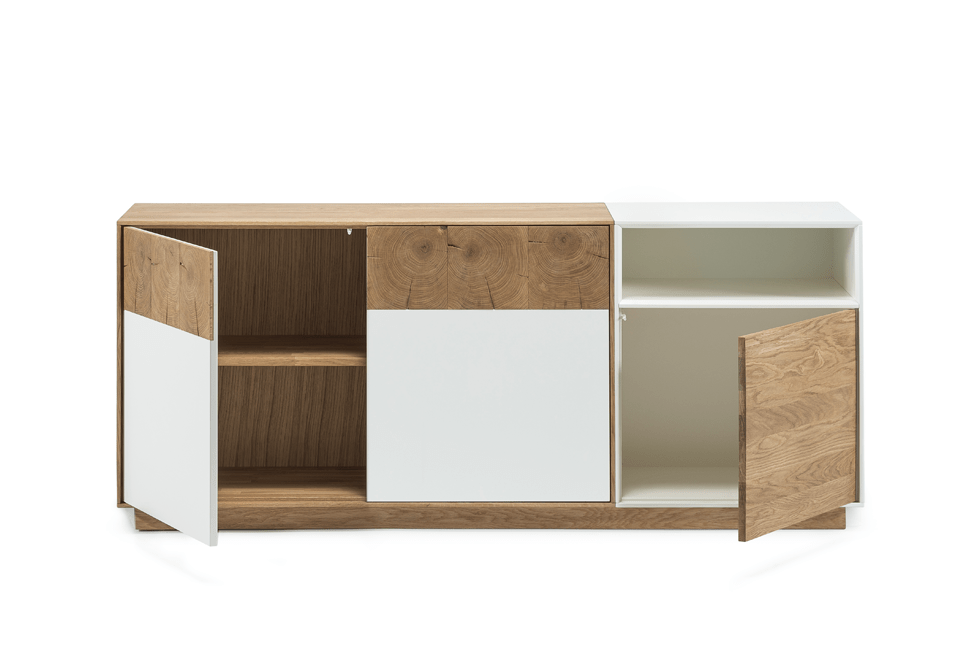 LOTTE Massivholz Sideboard auf Holzsockel - SOLIDMADE | Design Furniture