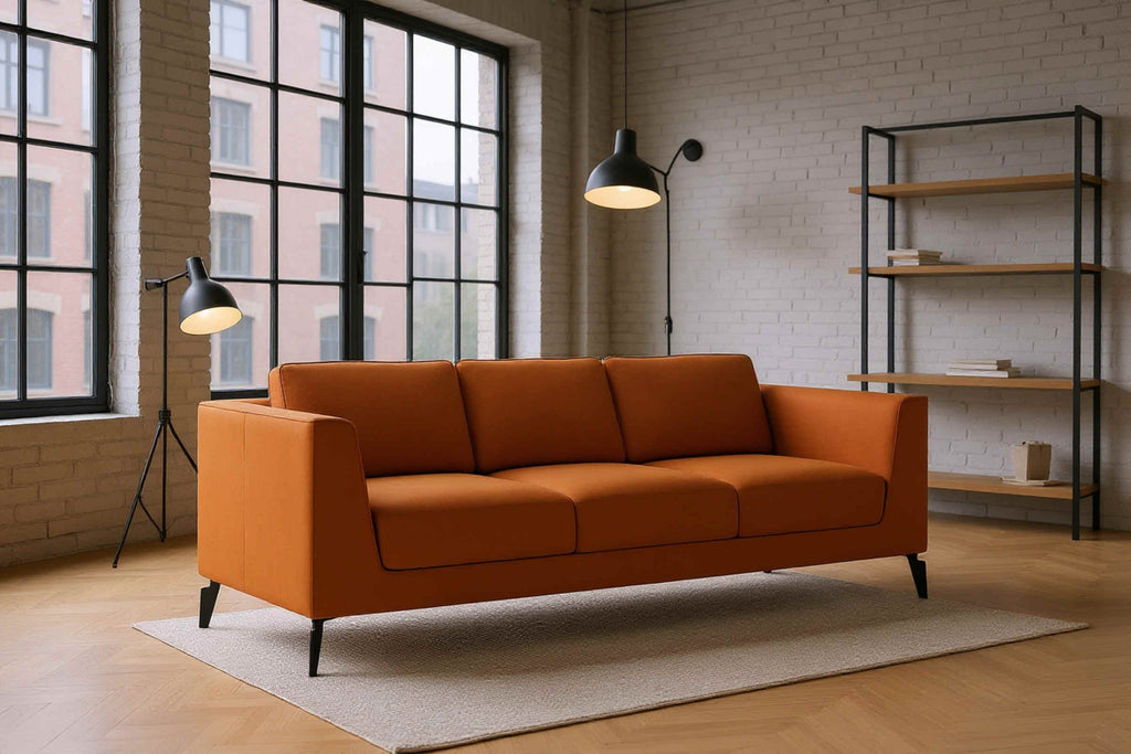 LUMEA 3-Sitzer-Sofa von EXTRAFORM in einer Wohnungs­einrichtung