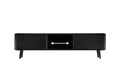 MALIN Lowboard aus Massivholz mit Holzbeinen und Nische - SOLIDMADE | Design Furniture