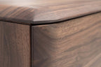MALIN Lowboard aus Massivholz mit Holzbeinen und Nische - SOLIDMADE | Design Furniture