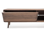 MALIN Lowboard aus Massivholz mit Holzbeinen und Nische - SOLIDMADE | Design Furniture