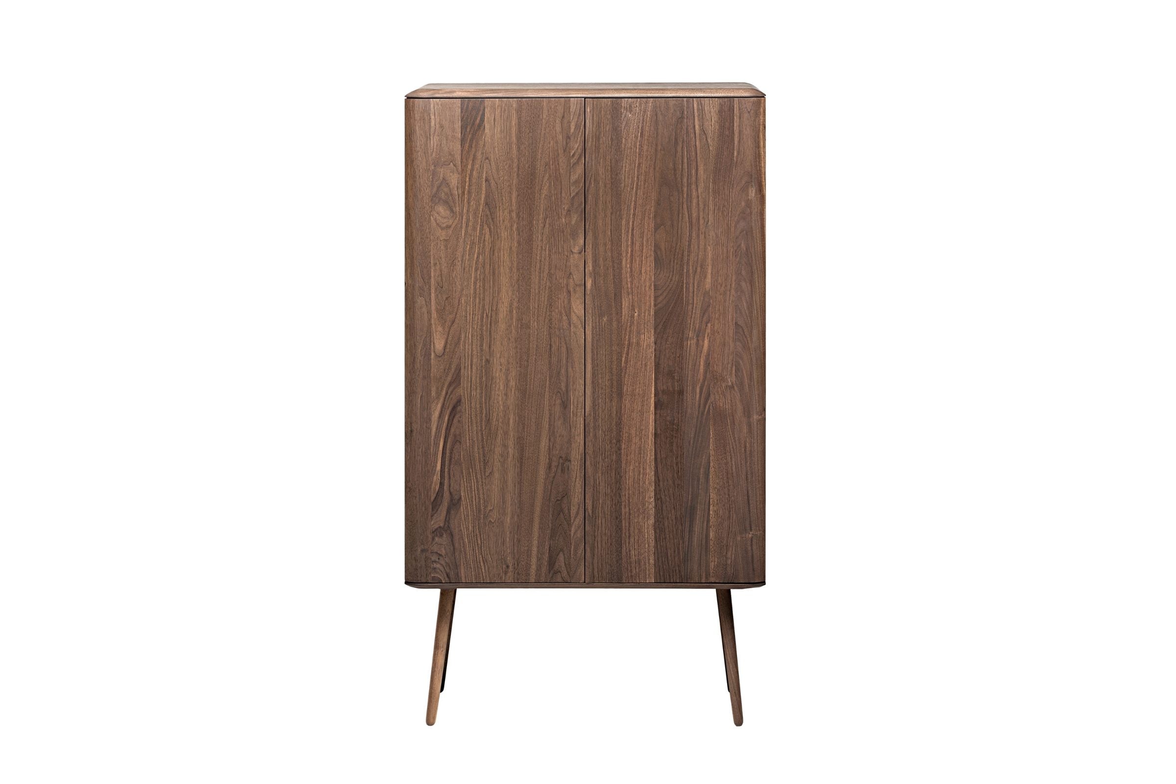 MALIN Designer Highboard aus Massivholz – Frontansicht