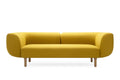 3-Sitzer-Sofa von Volumen mit geschwungenen Armlehnen