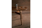 Designer-Esstisch von Woak mit Glas, Teller und Kanne