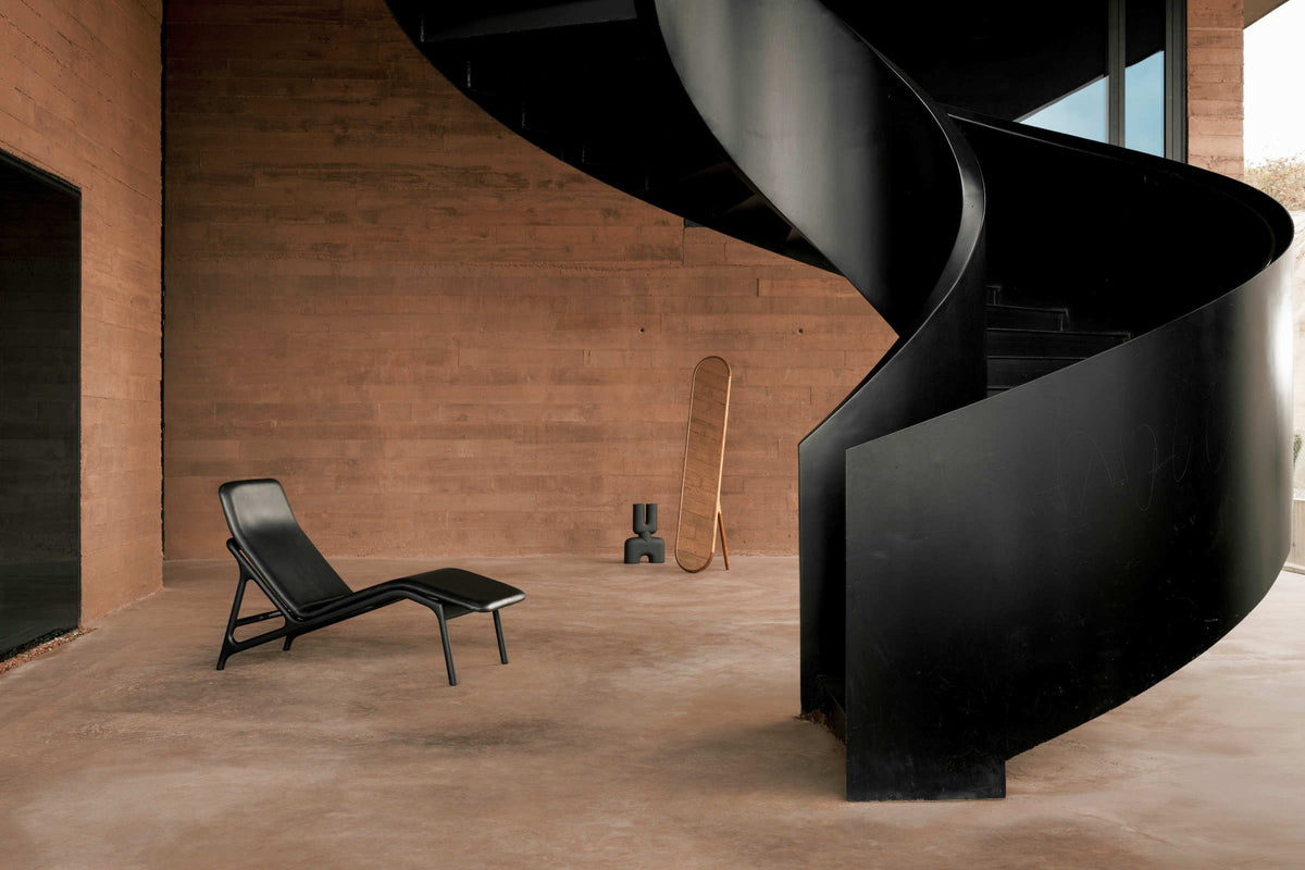 MARSHALL Designer Lounge-Sessel – Massivholz mit Luxus