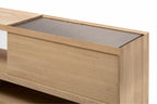 Detailaufnahme des Sideboards mit Rollladenabdeckung