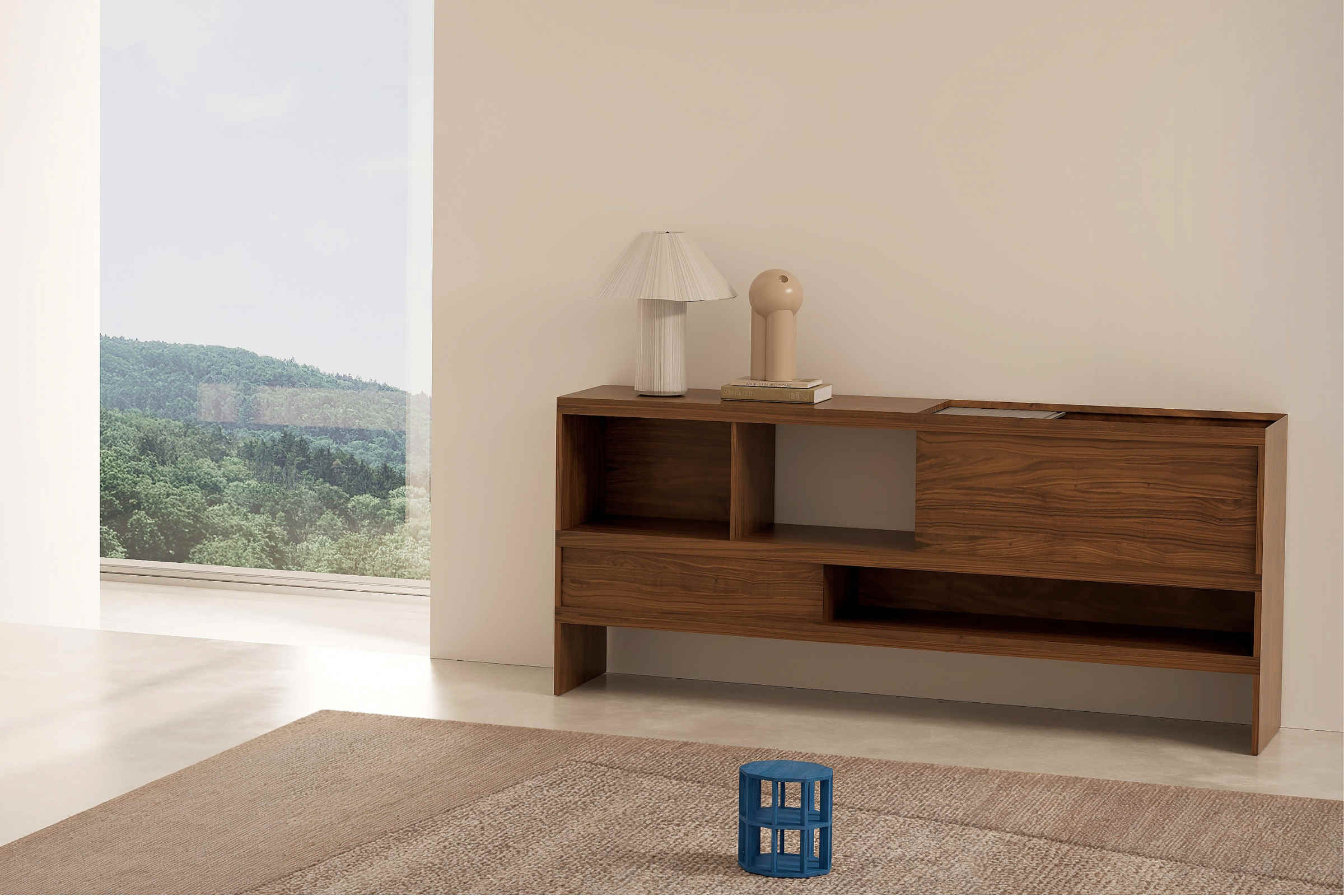 MIES Designer Sideboard von Woak im modernen Wohnraum