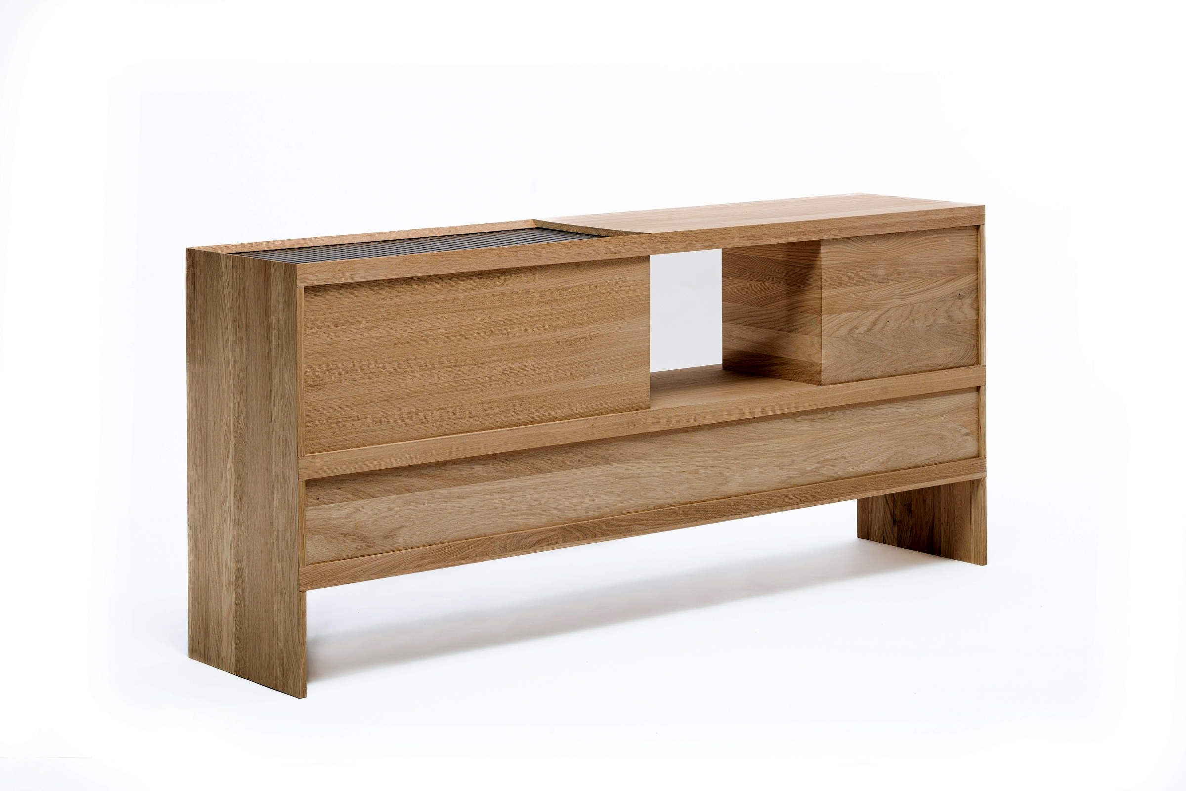 Rückansicht des modularen Sideboards von Woak