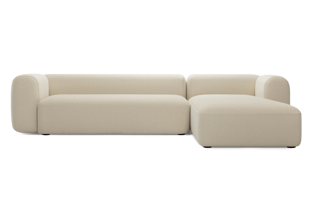 Designer Modular Sofa mit Chaiselongue rechts und Armlehne links