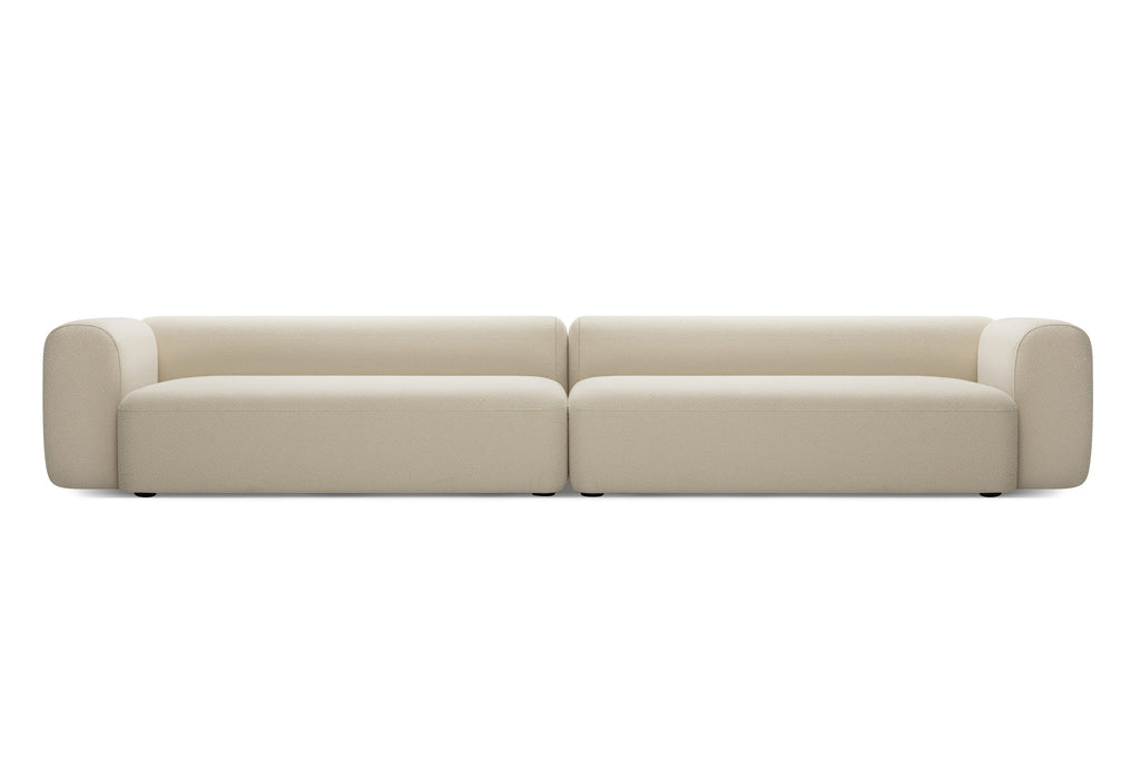 MONOLITE Designer Modular Sofa von Volumen als gerades Sofa mit vier Sitzplätzen