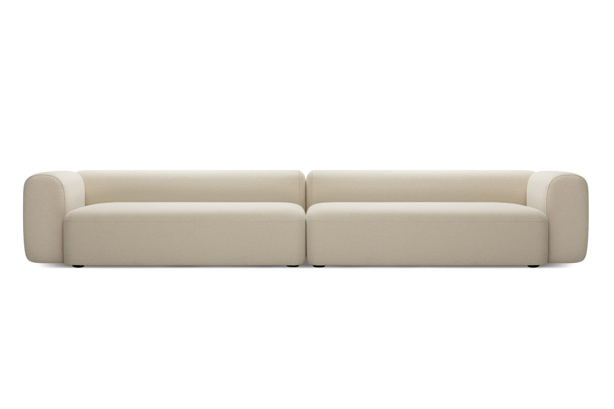 MONOLITE Designer Modular Sofa von Volumen als gerades Sofa mit vier Sitzplätzen