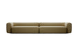 Sofa in heller Stoffvariante – minimalistisches Design