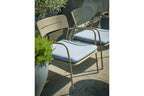NERO Gartensessel Paar auf Terrasse – wetterfester Outdoor Stuhl