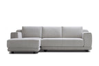 Mit Chaiselongue links in Frontansicht