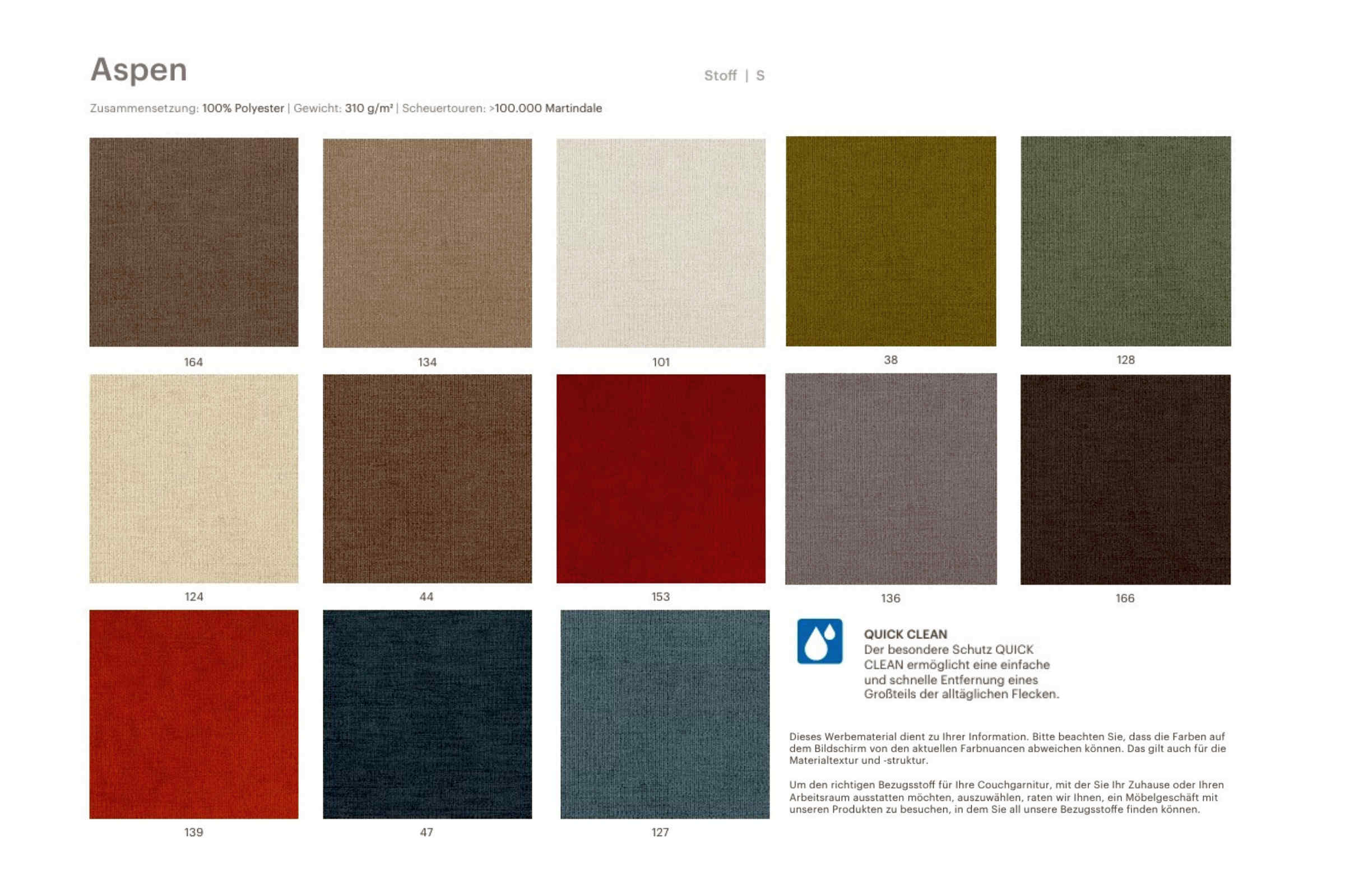 Stoffmuster S von EXTRAFORM - Aspen