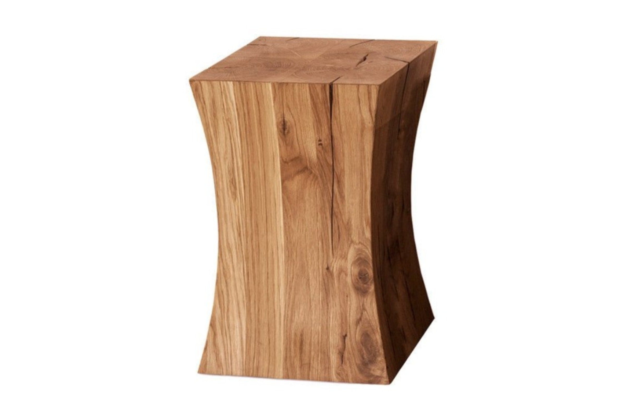 TYKO Massivholz Beistelltisch Whiteoak Asterix Form