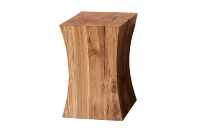 TYKO Massivholz Beistelltisch Whiteoak Asterix Form