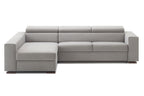 VIVA Designer Schlafsofa mit Chaiselongue von EXTRAFORM mit Chaiselongue links in Frontansicht