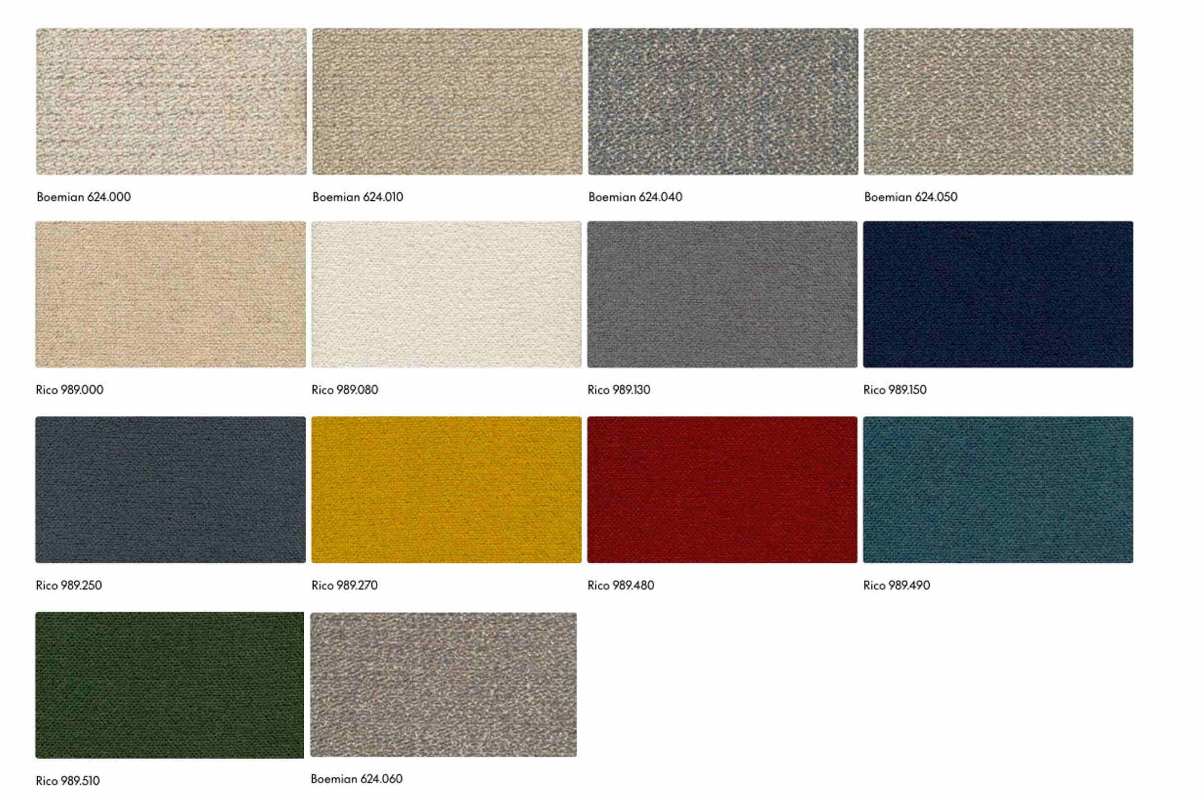 Volumen Stoff Boemian, Rico