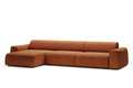 Mit Chaiselongue links von EXTRAFORM in Orange