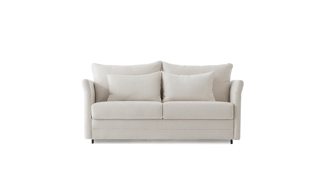 Schlafsofa mit zwei Rückenkissen – klassisch und gemütlich