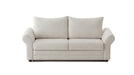 FAIRY Designer Schlafsofa mit schmaleren Armlehnen – Landhausstil modern interpretiert