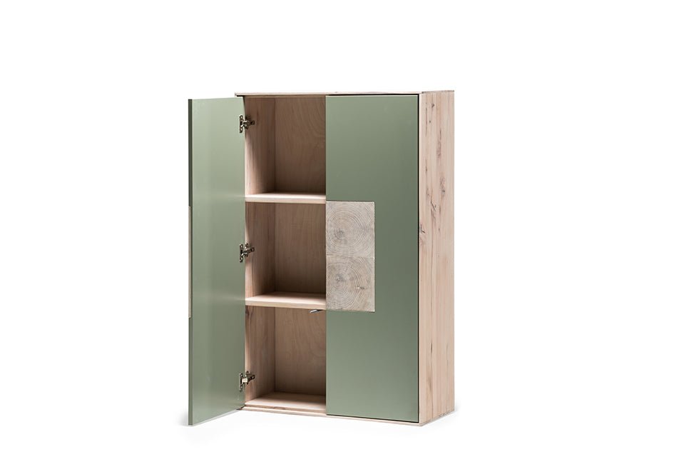 LOTTE Massivholz Wandkommode mit 2-Türen - SOLIDMADE